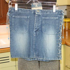 No Boundaries Juniors Denim Skirt Jean